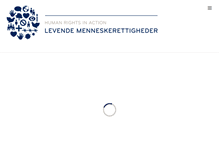 Tablet Screenshot of levendemenneskerettigheder.dk
